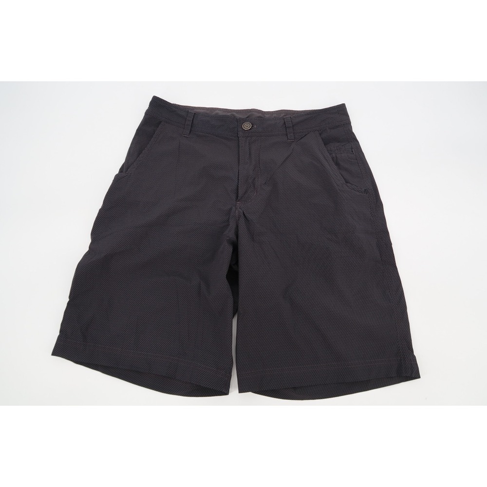 Lululemon Golf Shorts Mens 32 Black Gray Checks Commission Athletic 10" Inseam